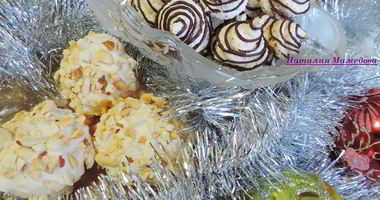 Рецепт Арахисового и кокосового заварного безе