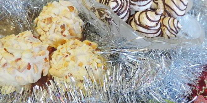 Рецепт арахисового и кокосового заварного безе