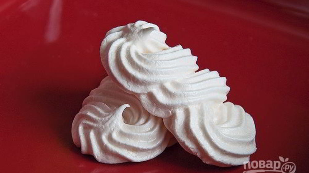 Как приготовить безе из французской меренги