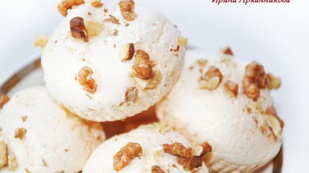 Как приготовить безе с грецким орехом