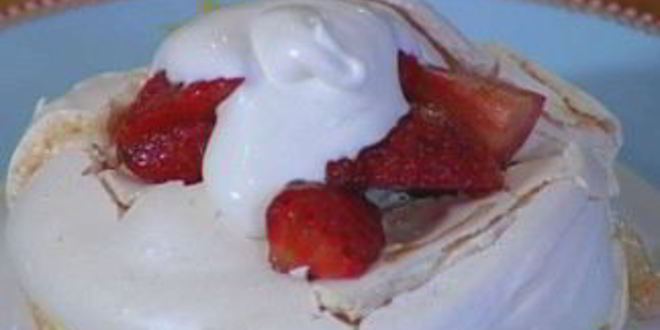 Рецепт безе с клубникой