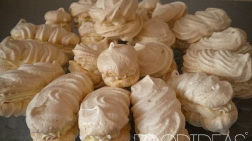 Как приготовить безе с кремом