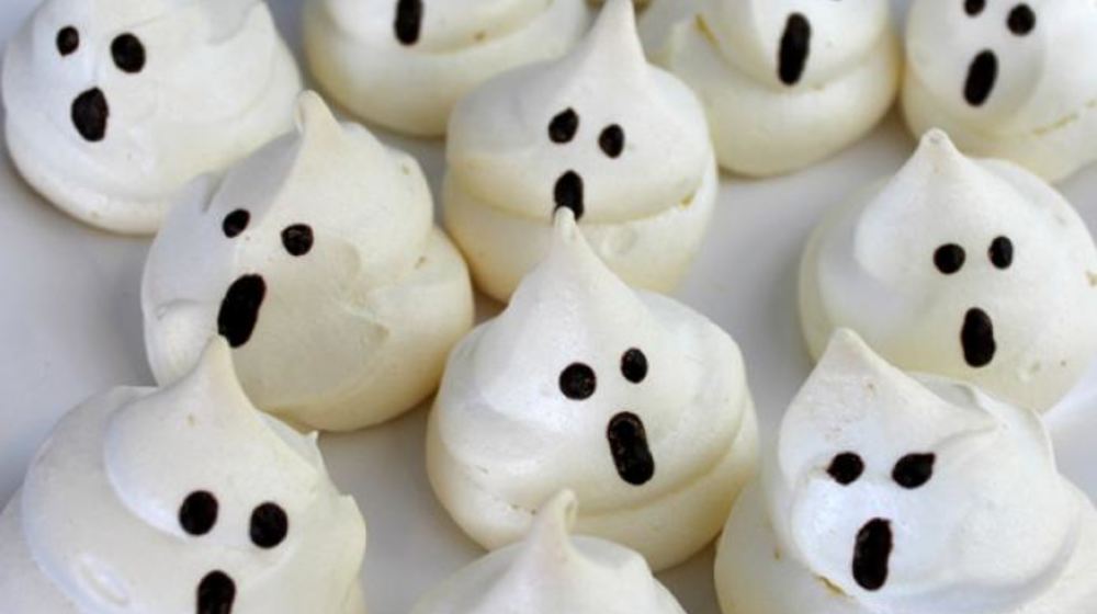 Как приготовить безе в виде приведений