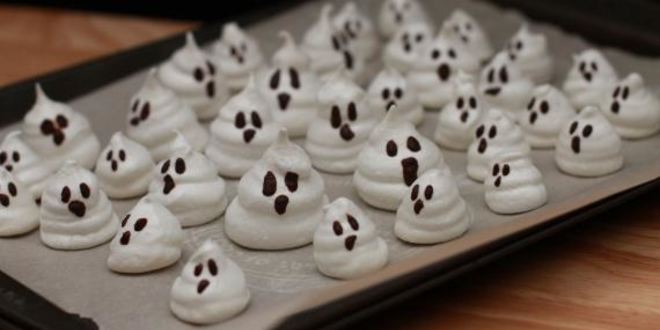 Рецепт безе в виде приведений