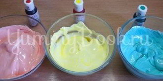 Рецепт разноцветного безе