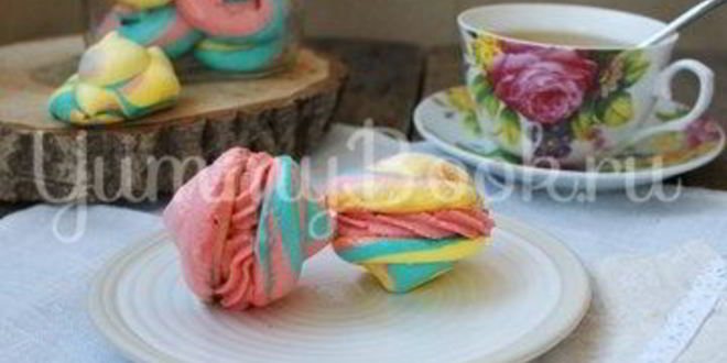 Рецепт разноцветного безе