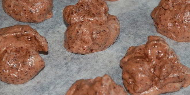 Рецепт шоколадных безе