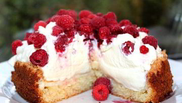 Рецепт Торта-безе с малиной