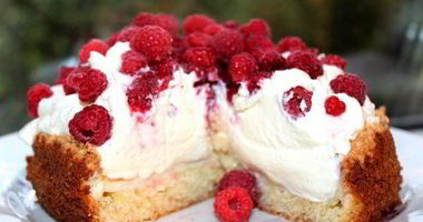 Рецепт Торта-безе с малиной