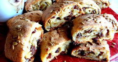 Рецепт Творожного рулета с безейной прослойкой