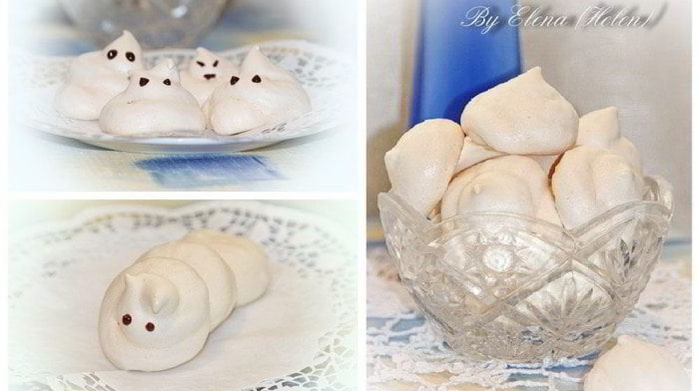 Как приготовить веселые безе