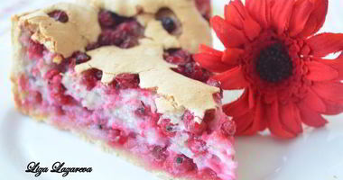 Рецепт Ягодного торта-безе