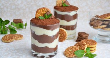 Рецепт Десерта в стакане слоями