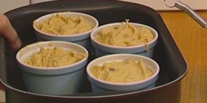 Рецепт ежевичных пудингов с имбирем