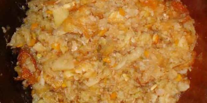 Рецепт картошки с халвой