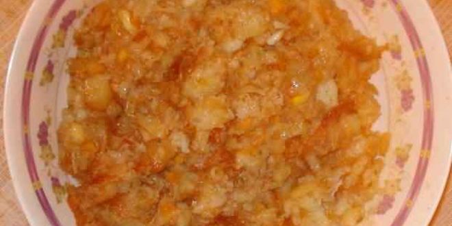 Рецепт картошки с халвой