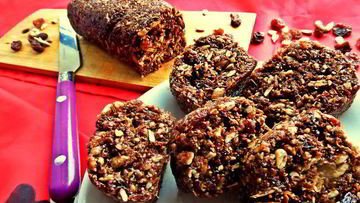 Рецепт Халвы шоколадной с отрубями и семечками