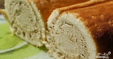 Рецепт Рулета из халвы