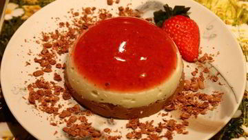 Рецепт Клубнично-шоколадного молочный десерт