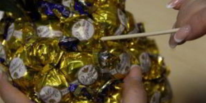 Рецепт ананаса из конфет