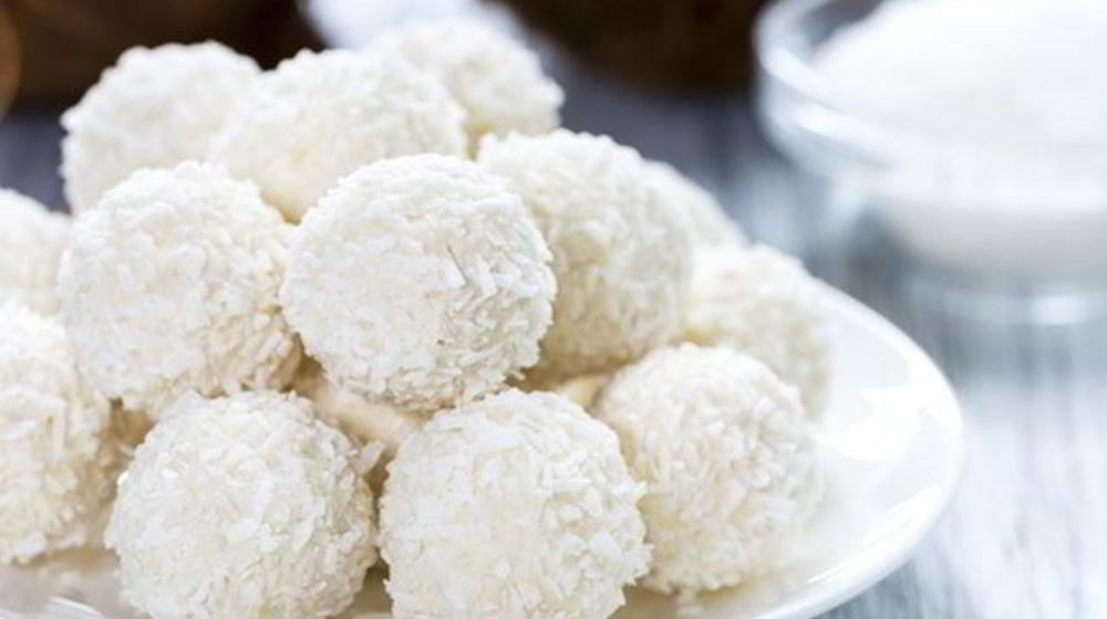 Как приготовить кокосовые конфеты с миндалем