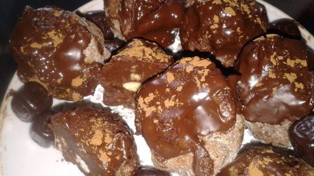 Как приготовить конфеткивесельчаков-толстячков с шоколадом и миндалем без выпечки