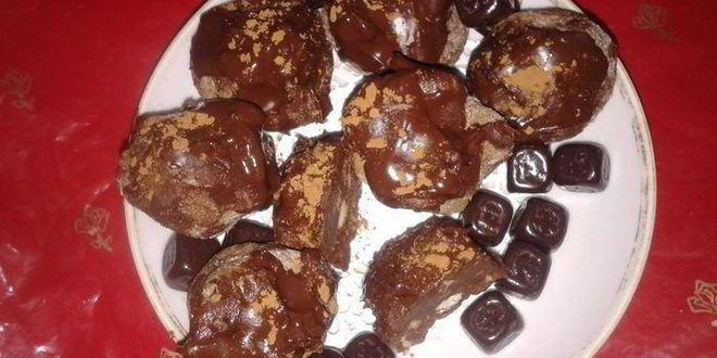 Рецепт конфеткивесельчаков-толстячков с шоколадом и миндалем без выпечки