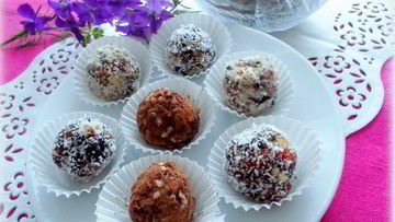 Рецепт Конфет из сухофруктов Искушение