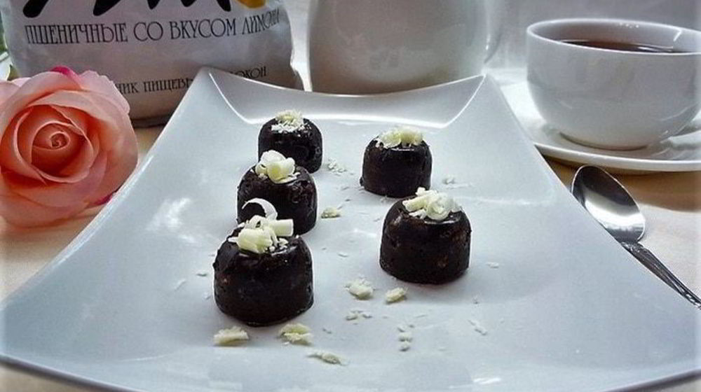 Как приготовить конфеты с вяленой вишней и отрубями