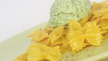 Рецепт Бантиков с кремом из авокадо, сыра и зелени