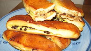 Рецепт Булочек с заварным кремом и шоколадом