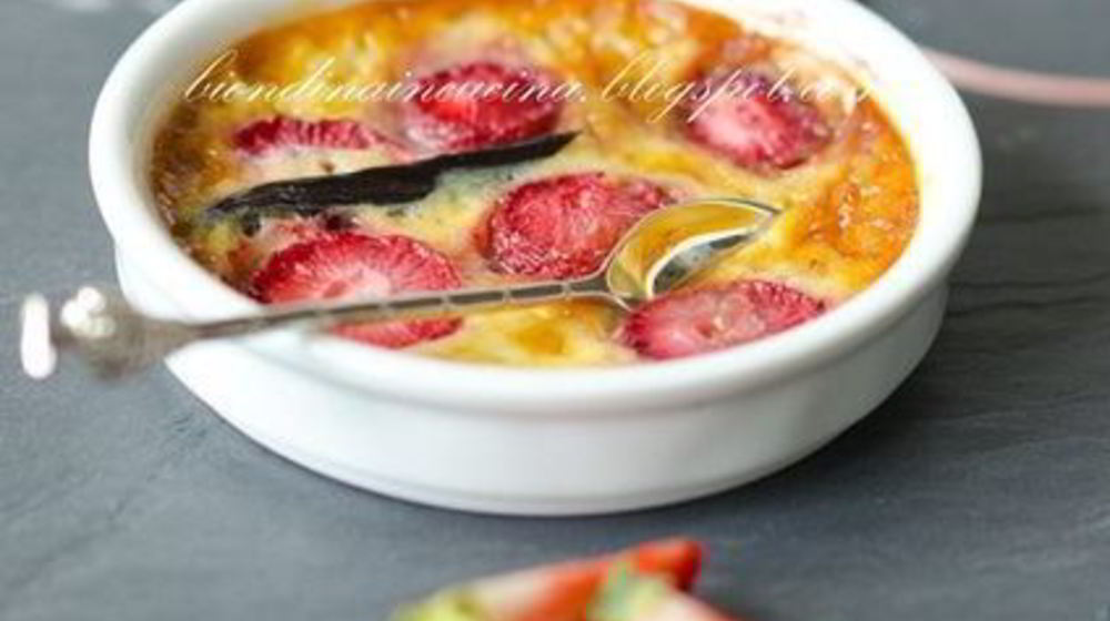 Как приготовить клубничный крем-карамель