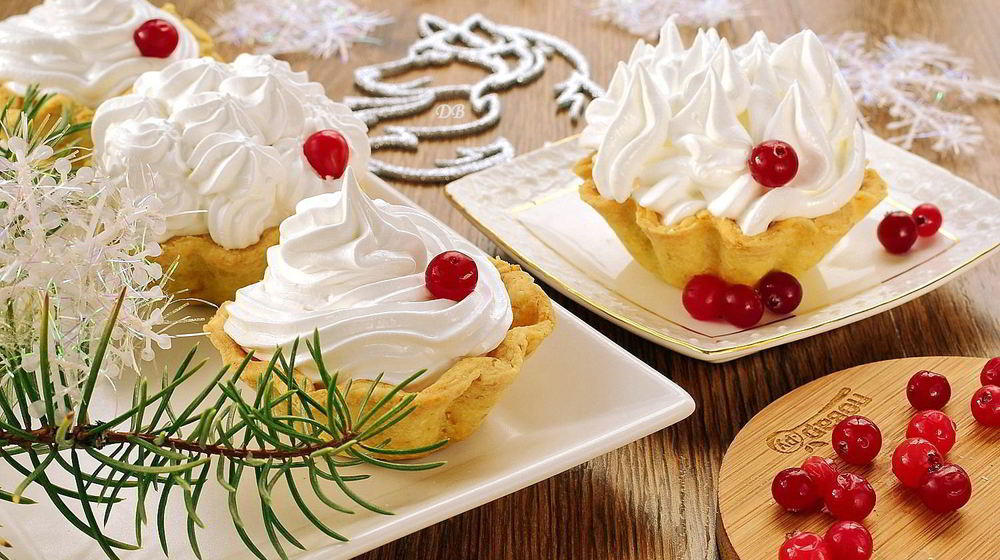 Как приготовить корзиночки из нута с белковым кремом