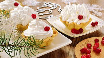 Рецепт Корзиночек из нута с белковым кремом