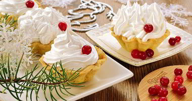 Рецепт Корзиночек из нута с белковым кремом