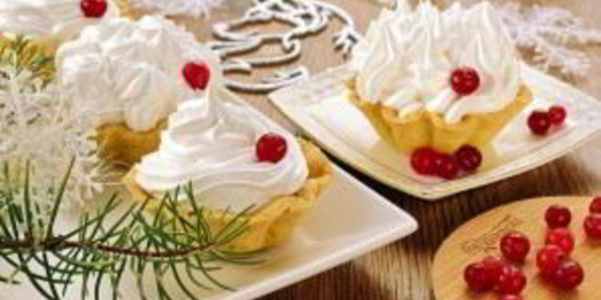 Рецепт корзиночек из нута с белковым кремом