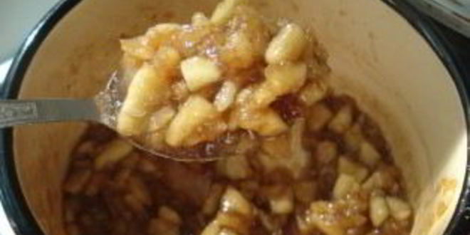 Рецепт крема яблочного со сливками