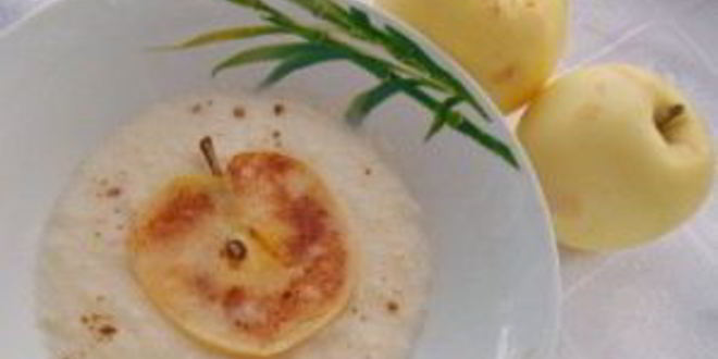 Рецепт крема яблочного со сливками