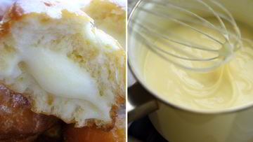 Рецепт Пончиков с заварным кремом