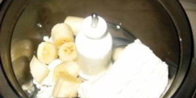 Рецепт творожно-бананового крем