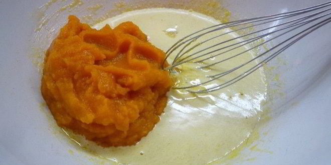 Рецепт тыквенного рулета с карамельным кремом