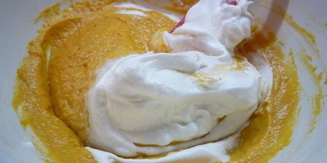 Рецепт тыквенного рулета с карамельным кремом