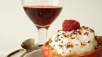 Рецепт Яблок под белковым кремом