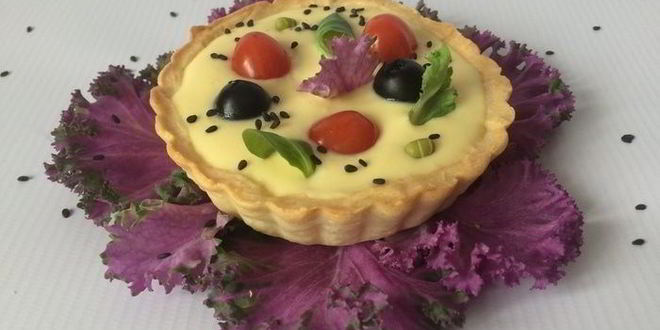 Рецепт закусочных корзинок с заварным кремом из пармезана