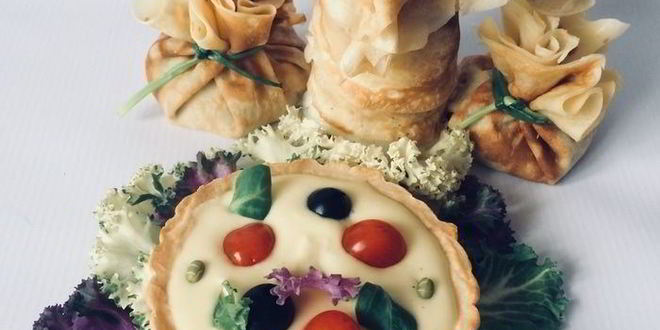 Рецепт закусочных корзинок с заварным кремом из пармезана