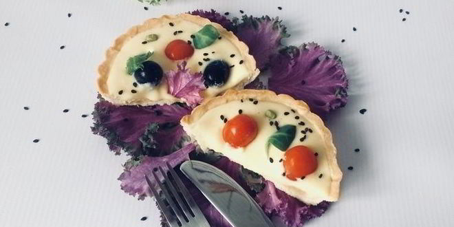 Рецепт закусочных корзинок с заварным кремом из пармезана