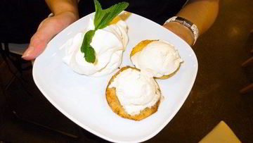 Рецепт Жареных яблок с кремом Шантильи