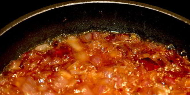 Рецепт стейка с соусом луковый мармелад