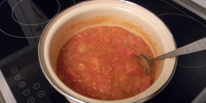 Рецепт томатна-фруктового мармелад