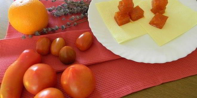 Рецепт томатна-фруктового мармелад